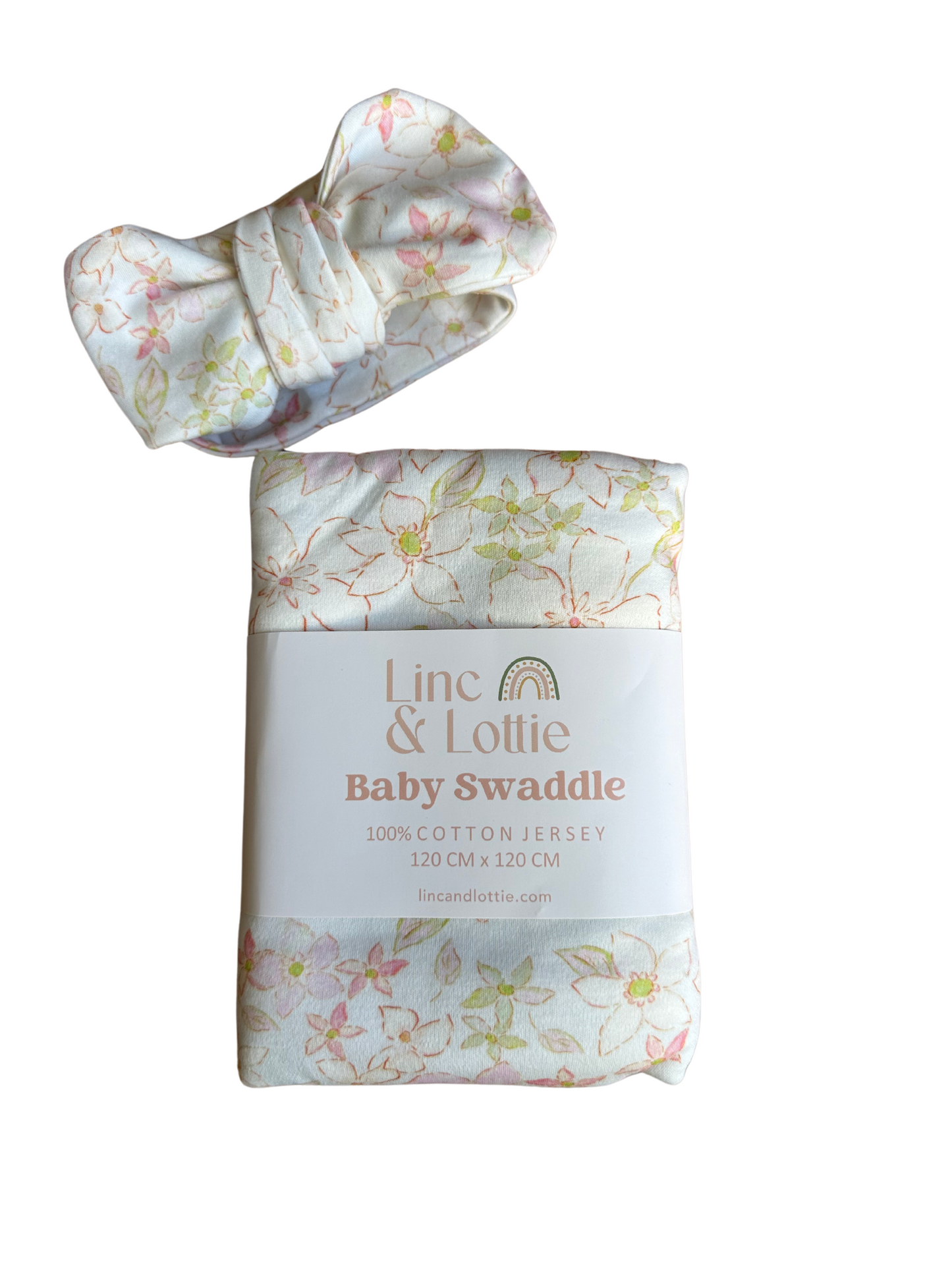 Jersey swaddle front