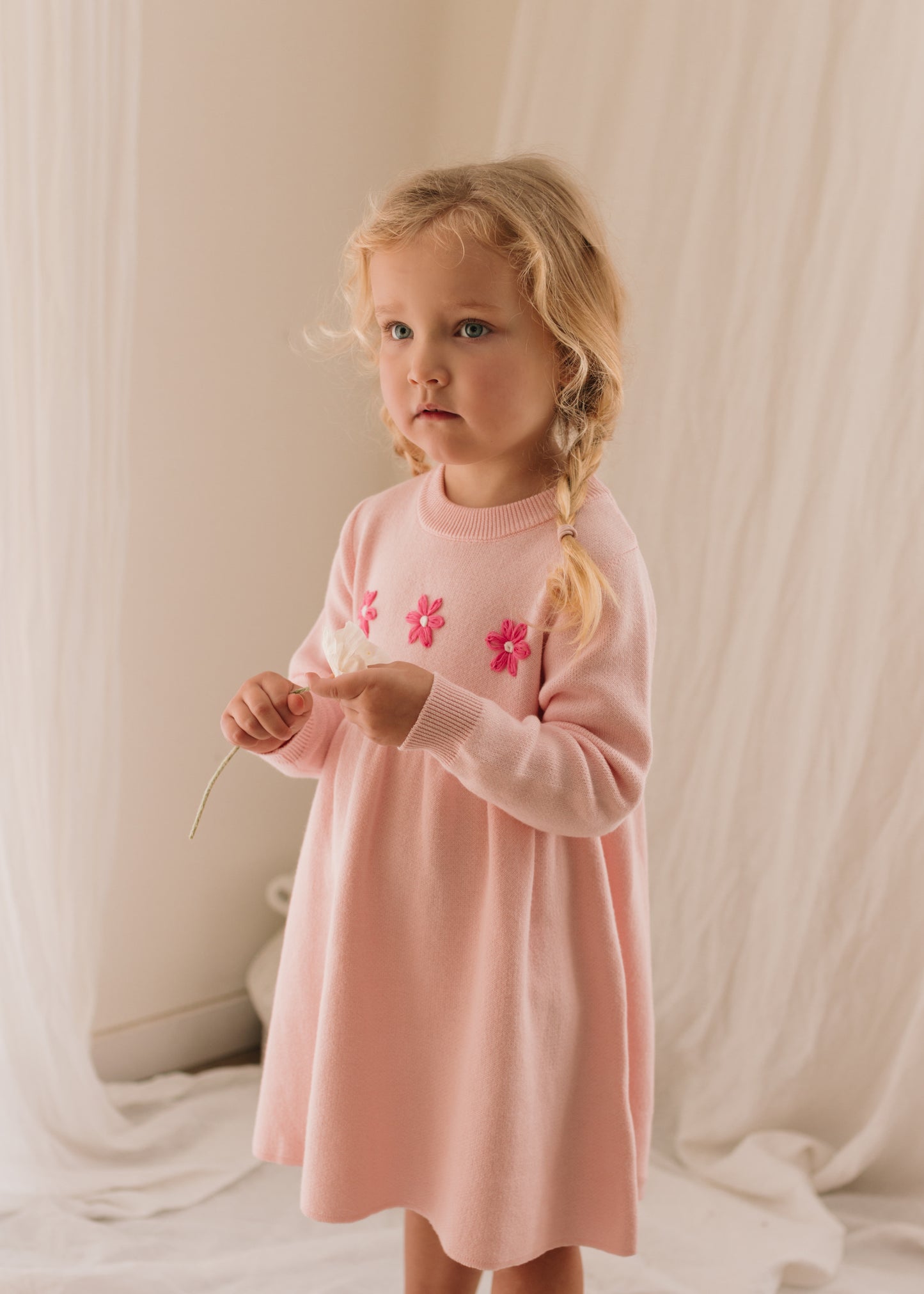 Knit dress | Pink Daisy