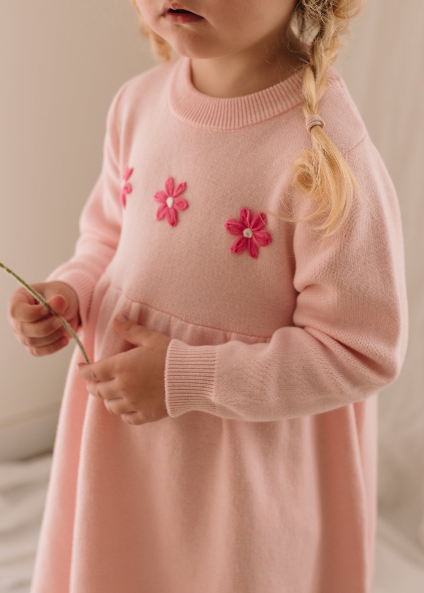 Knit dress | Pink Daisy