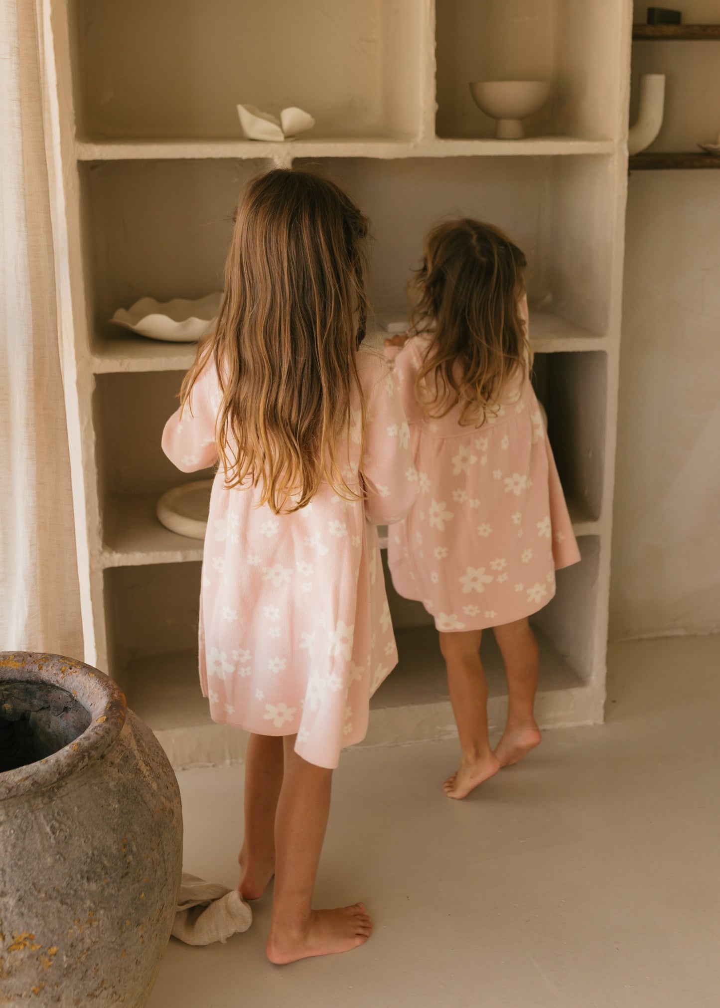 Knit dress | Peach blossom