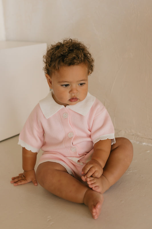 Short knit Set | Berry Bliss