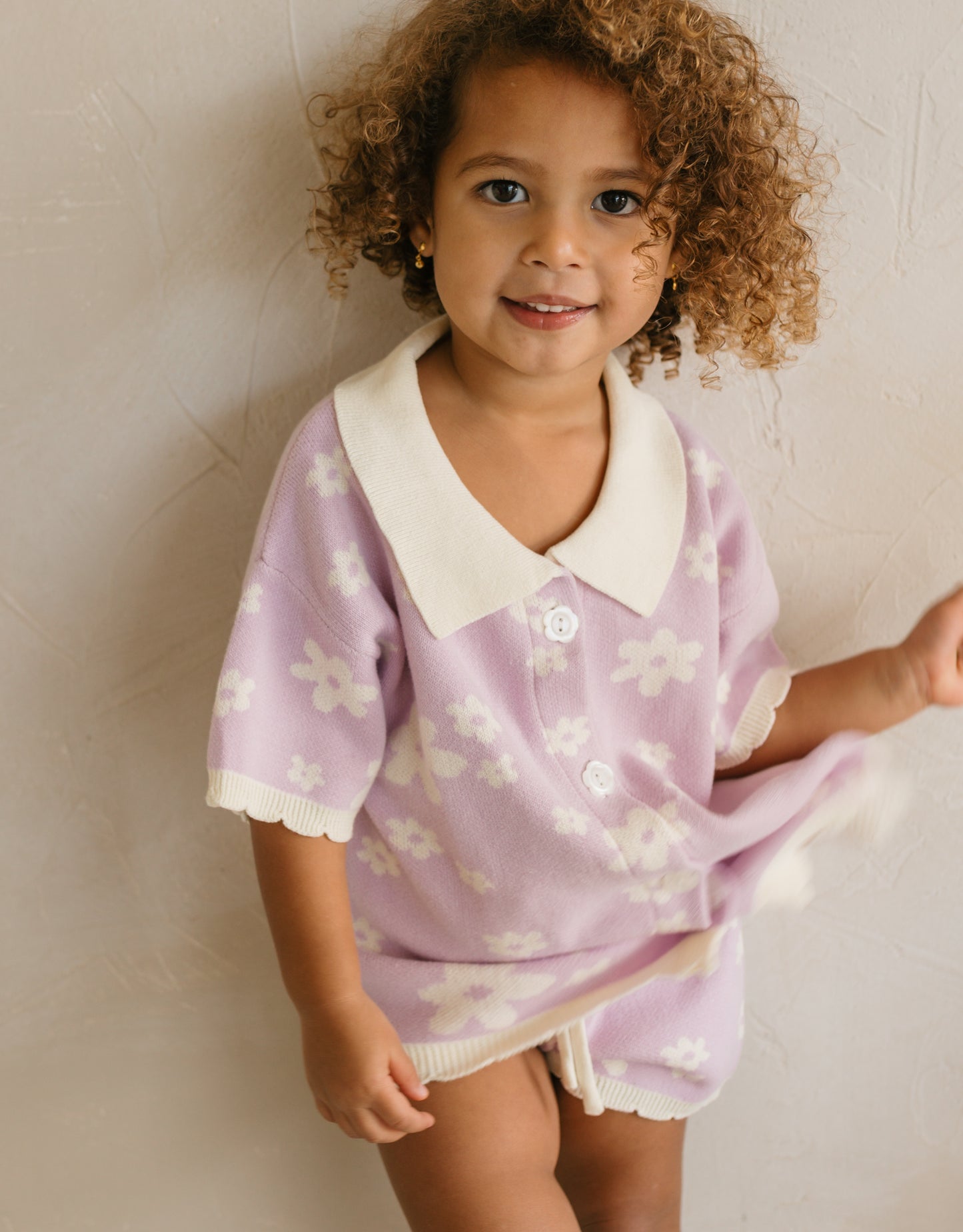 Short knit Set | Lilac Blossom
